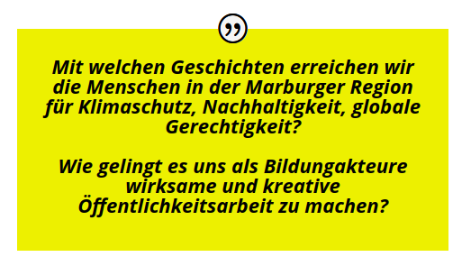 Praxisworkshops: Medien- und Öffentlichkeitsarbeit