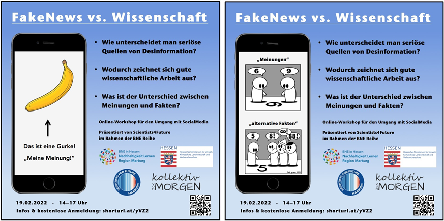 BNE-Reihe: 19. Februar 2022 / 14 Uhr (digital) – Wissenschaft als Licht im Dunkeln? Von Wissenschaftsleugner:innen und „fake news“ in den (sozialen) Medien