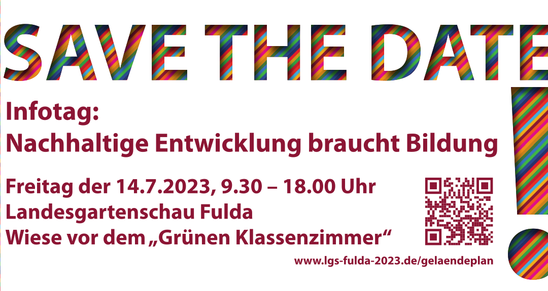 save the date: BNE Tag auf der Landesgartenschau in Fulda am 14.07.23