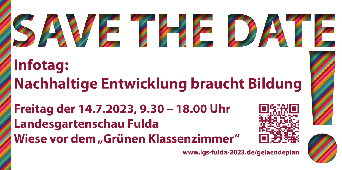 save the date: BNE Tag auf der Landesgartenschau in Fulda am 14.07.23