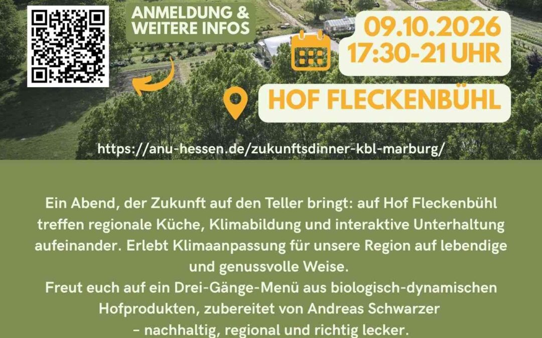 Zukunftsdinner – genussvoll ins Morgen!